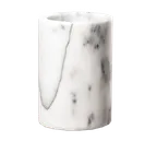 image of TableCraft Products 5488W Cash & Carry Wine Bucket, 5" Dia x 7" H, White Marble