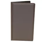 image of TableCraft Products 59BR - Brown Check Holder, 5-1/4" x 9", 14pt Vinyl with Gold 'Thank You' Imprint
