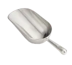 image of TableCraft Products 605 Aluminum Ice Scoop 5oz Round Bottom Bar Type Hand Wash Only