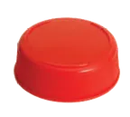 image of TableCraft Products 63FCAPR - Red Invertatop Squeeze Bottle Cap, 63mm, Plastic, NSF - 1/Pack