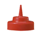 image of TableCraft Products 63TK - Red Cone Tip Top for 63mm WideMouth™ Squeeze Bottles, NSF Certified, USA