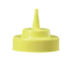 image of TableCraft Products 63TM Tip Top, Fits 63mm WideMouth Squeeze Bottles, Yellow NSF, Made in USA