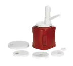 image of TableCraft 663K Syrup Pump Kit – 1 oz. White Plastic 9" Dip Tube 38/89/110/NT110/160mm Tops 5 Caps