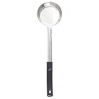 image of TableCraft Products 6706 Spoonout Spoon, 6 Oz, Stainless Steel, Black Handle, Dishwasher Safe