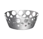 image of TableCraft 7177 - Stainless Steel Round Basket, 7-5/8" Dia. x 3-1/8", Mirror, Dishwasher Safe