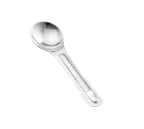 image of TableCraft Products 721B Measuring Spoon, 1/2 Tsp, Stainless Steel, Dishwasher Safe