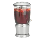 image of TableCraft 75B Beverage Dispenser Base, Single, Double Wall, Stainless Steel, Silver, Dishwasher Safe