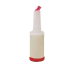 image of TableCraft Products 8032R PourMaster Complete Unit, 32 oz/1 qt, Red, Polyethylene, BPA Free
