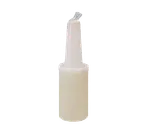 image of TableCraft Products 8032W PourMaster Unit, 32oz/1qt Polyethylene, White, Dishwasher Safe, BPA‑Free