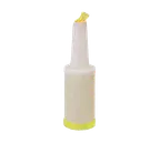 image of TableCraft Products 8032Y PourMaster Complete Unit, 32oz/1qt, Yellow, Polyethylene, BPA Free