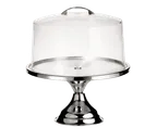 image of TableCraft Products 821U Mirror Cake Stand, 13" x 13" x 6", 5-6" Height, Stainless Steel