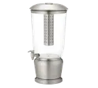 image of TableCraft 85B Stainless Steel Replacement Base – Silver, Dishwasher Safe, Beverage Dispenser 85