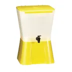 image of TableCraft 955 Non-Insulated Dispenser, 3‑Gallon, 10-7/8" x 12-1/2" x 16-3/4"H, Yellow Poly NSF
