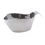 image of TableCraft Products 9805 Gravy Boat, 5 Oz Stackable, Dishwasher Safe, 18/8 Stainless Steel Finish