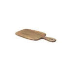 image of TableCraft Products ACAMBB1507 - Acacia Bread Board, 10½" x 7¼" x ½", with 4½" L Nickel Handle, Wood