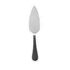 image of TableCraft AM3331BK Antimicrobial Serving Spoon, 9-5/8" Length, 18-0 Stainless Steel, Black Handle