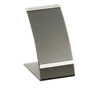 image of TableCraft Products AS46 Acrylic Menu Card Holder, 4" x 4½" x 7" Height, Plastic Base