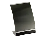image of TableCraft Products AS811 Acrylic Menu Card Holder & Number Stand, 8½" x 4½" x 11¾" Safe Base