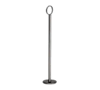 image of TableCraft BK1915 Number Stand, 15" Tall, Flat Bottom, Black Powder Coat, Metal Base
