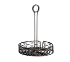 image of TableCraft Products BK2780 Versa Rack™ Condiment Caddy, 8-1/4" Dia x 10-1/4" H, Wire, 1 Compartment