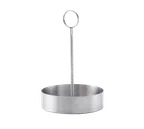 image of TableCraft BRDIA679 Caddy - 6-7/8" Dia. x 10" H, 18/8 Stainless Steel, Brushed, 1 Compartment