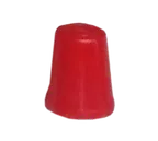 image of TableCraft C100T Red Cone Top Squeeze Bottle Cap, Style, Dishwasher Safe, Fits All Cone Tips