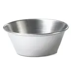 image of TableCraft Products C5066 - Stainless Steel Ramekin 1 oz Sauce Cup, Dishwasher Safe, 12/Pack