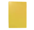 image of TableCraft Products CB1218YA Cutting Board, 12" x 18" x 1/2", Yellow Polyethylene, NSF