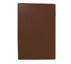 image of TableCraft Products CB1520BRA Cutting Board 15" x 20" x 1/2" Brown Polyethylene NSF Dishwasher‑Safe