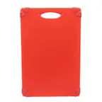 image of TableCraft Products CBG1218ARD Red Plastic Board, 12" x 18", 1/2" Thick, Anti‑Slip, Heat Resistant