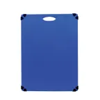 image of TableCraft CBG1824ABL - 18" x 24" 1/2" Blue Cutting Board, Handle, Anti‑Slip, Heat‑Chemical, NSF
