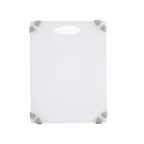 image of TableCraft Products CBGW912AWH Cutting Board 12" x 9" x 5/8" White PP Anti‑Slip Grips Handle NSF