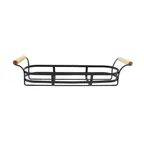 image of TableCraft Products CJS12R Jar Wire Rack, 18-1/4" x 5" x 4-1/2", Holds 4 CJS12 Jars, Metal Handles