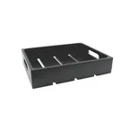 image of TableCraft Products CRATE11BK - Black Serving Crate, 20-7/8" x 12-3/4" x 2-3/4", Fits 1/1 GN Pan