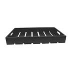 image of TableCraft CRATE12BK - Serving & Display Crate, 12-3/4" x 10-1/2" x 2-3/4", Black, Fits 1/2 GN Pan