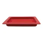 image of TableCraft CW1242R - 1/2 Size Grill Pan, 1.5 Qt, 12-7/8" x 10-1/2", 1-1/2" Deep, Red Duracoat Al