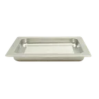 image of TableCraft CW1242Y Grill Pan, 1/2 Size, 1-1/2 qt., 12-7/8" x 10-1/2", Duracoat Aluminum, Yellow, NSF