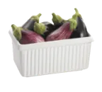 image of TableCraft CW1530BK 3-Qt Black Aluminum Salad Crock, 10" x 6" x 5", Duracoat, Cold Holding
