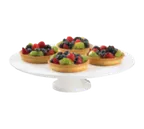 image of TableCraft CW17005CBL Cake/Pie Display Stand – 13-1/2" Dia, 3-1/2" High, Duracoat Al, Cobalt Blue