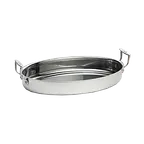 image of TableCraft CW2040 Induction Casserole, 9" x 7" x 2", 53 oz, Steel/Aluminum, 2 Handles, 500°F