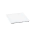 image of TableCraft CW2116R - 7" x 6-1/2" Red Duracoat Cast Aluminum Cooling Plate Serving Tray