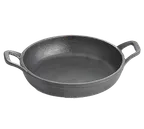 image of TableCraft CW30104 Mini 12oz Cast Iron Baking Dish, 5.5" Dia, 1.125" H, Handles, Non‑Stick, Hand Wash