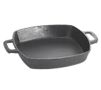 image of TableCraft CW30114 Cast Iron Fry Pan, 2-1/4 Qt, 9-7/8" Square, Dual Handled, Induction Ready