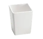 image of TableCraft CW4012CP 1.5 qt Square Aluminum Bowl, 4-3/4" x 4-3/4" x 6", Copper, Duracoat, NSF