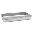 image of TableCraft CW40143 Chafing Steam Pan, 7 Qt, 25"×17"×4", Steel, Dishwasher Safe - Fits CW4016x Series