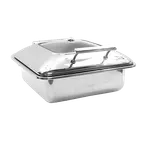 image of TableCraft CW40163 Induct Chafing Dish 6-qt, 16-3/4"x15-7/8"x8-1/4", Steel, Cover, Dishwasher Safe