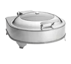 image of TableCraft CW40164 Electric 6-qt Stainless Steel Chafing Dish, 20-1/2" x 18-1/2" x 13", 700W Heater