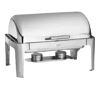 image of TableCraft CW40167 Fuel Chafer Dish, 9 Qt, 25" x 17" x 17", Steel, Roll‑Top Lid, Steam & Water Pans