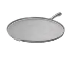 image of TableCraft Products CW4100N Pizza Pan, 16" Dia x ½", 16" x 23" Handle, Aluminum NSF, -20°F Resist