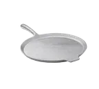 image of TableCraft CW4120CP Pizza Pan – 12" Round 12"×18-7/8" Handle, Duracoat Aluminum, Copper NSF